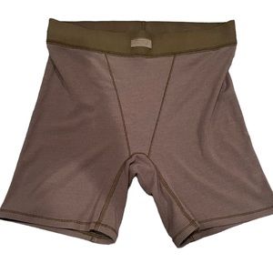 Skims cotton blend ribbed boxer shorts size S